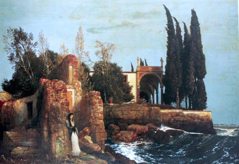 Villa am Meer, Arnold Bocklin